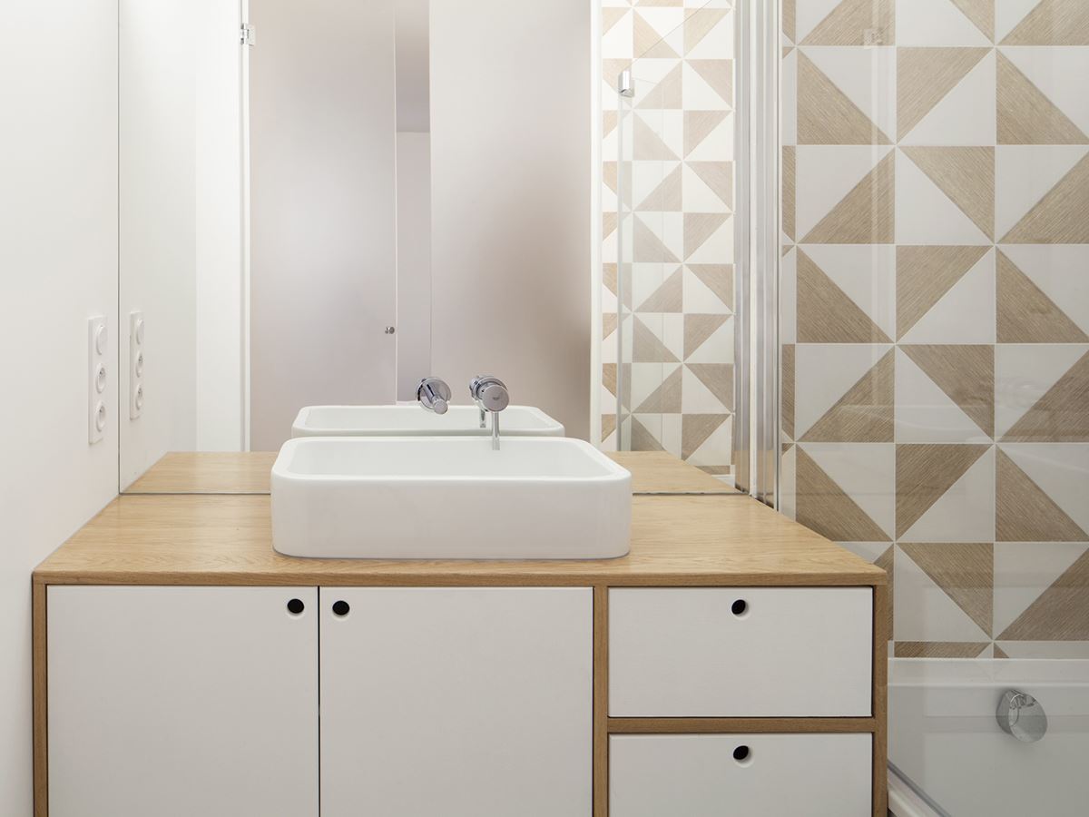 Malo & Paul Apartment in Paris, France by Batiik Studio