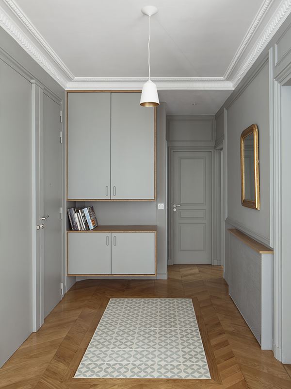 Malo & Paul Apartment in Paris, France by Batiik Studio