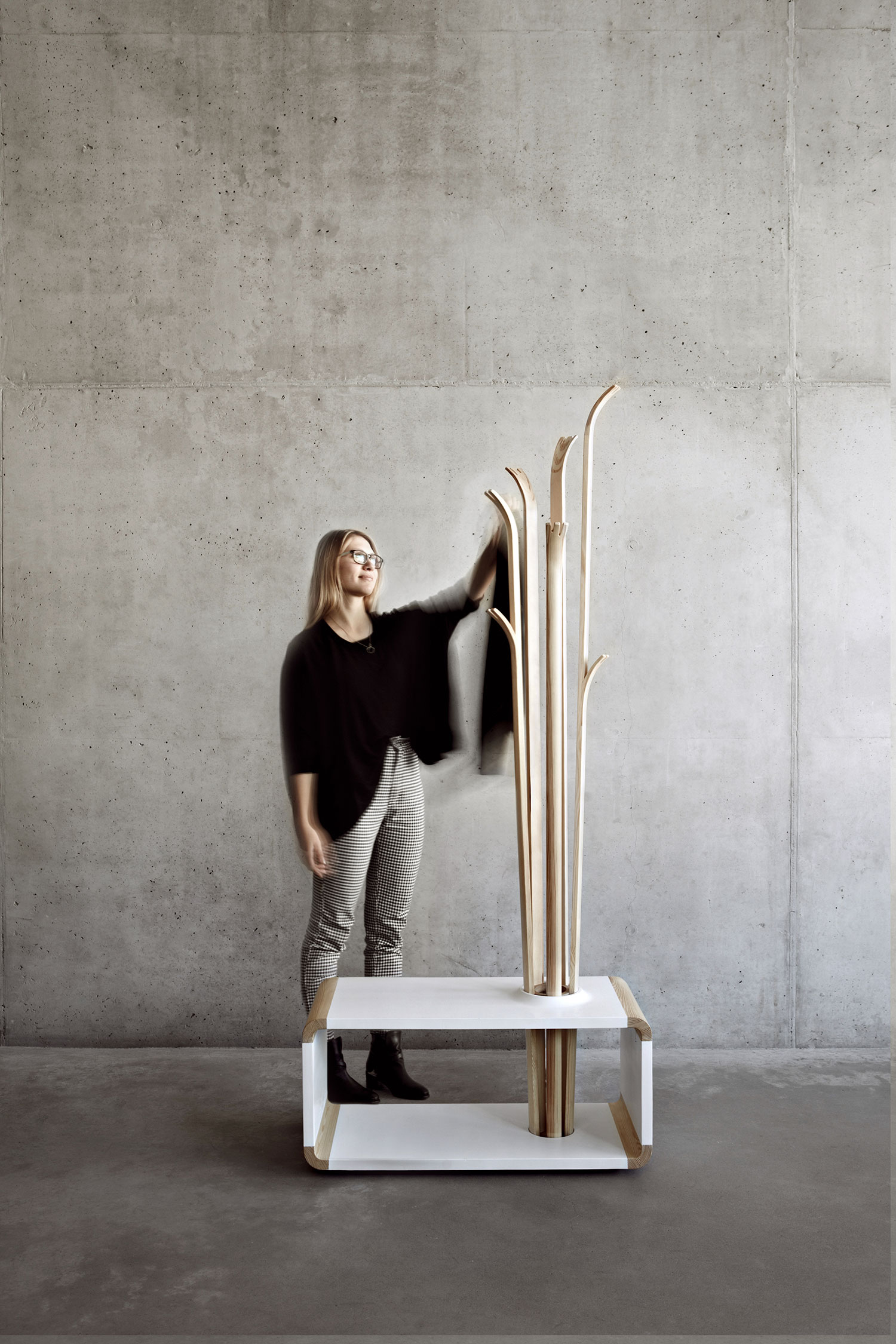Tilia Coat Hanger by Alicja Prussakowska
