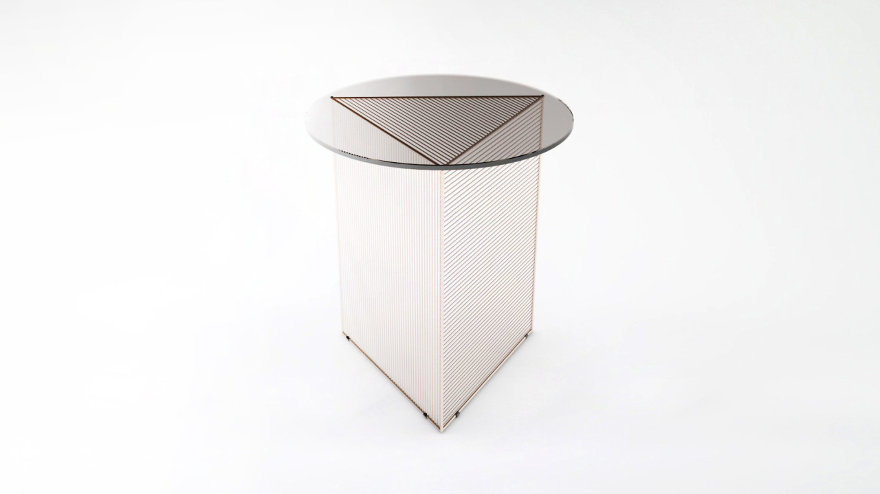 Triangle Side Table by Arnaud Lapierre