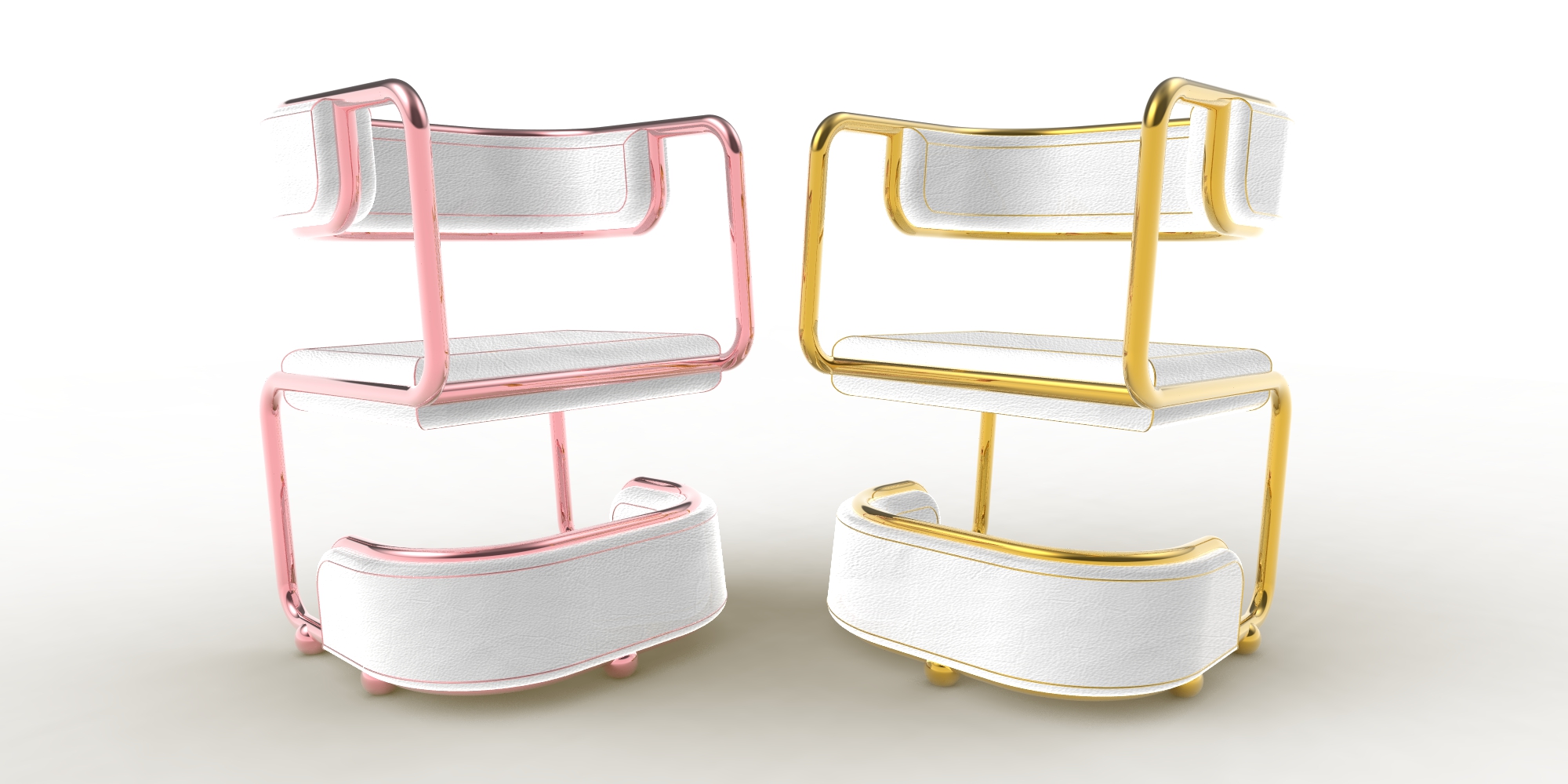 Double S Chairs by Daniele Toesca