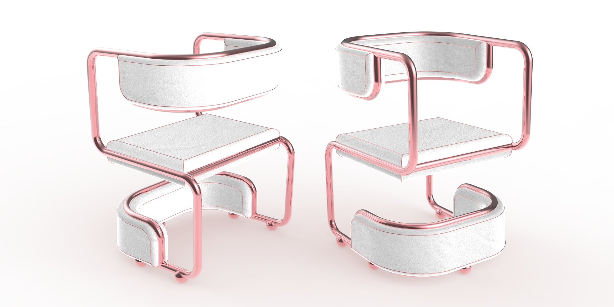Double S Chairs by Daniele Toesca
