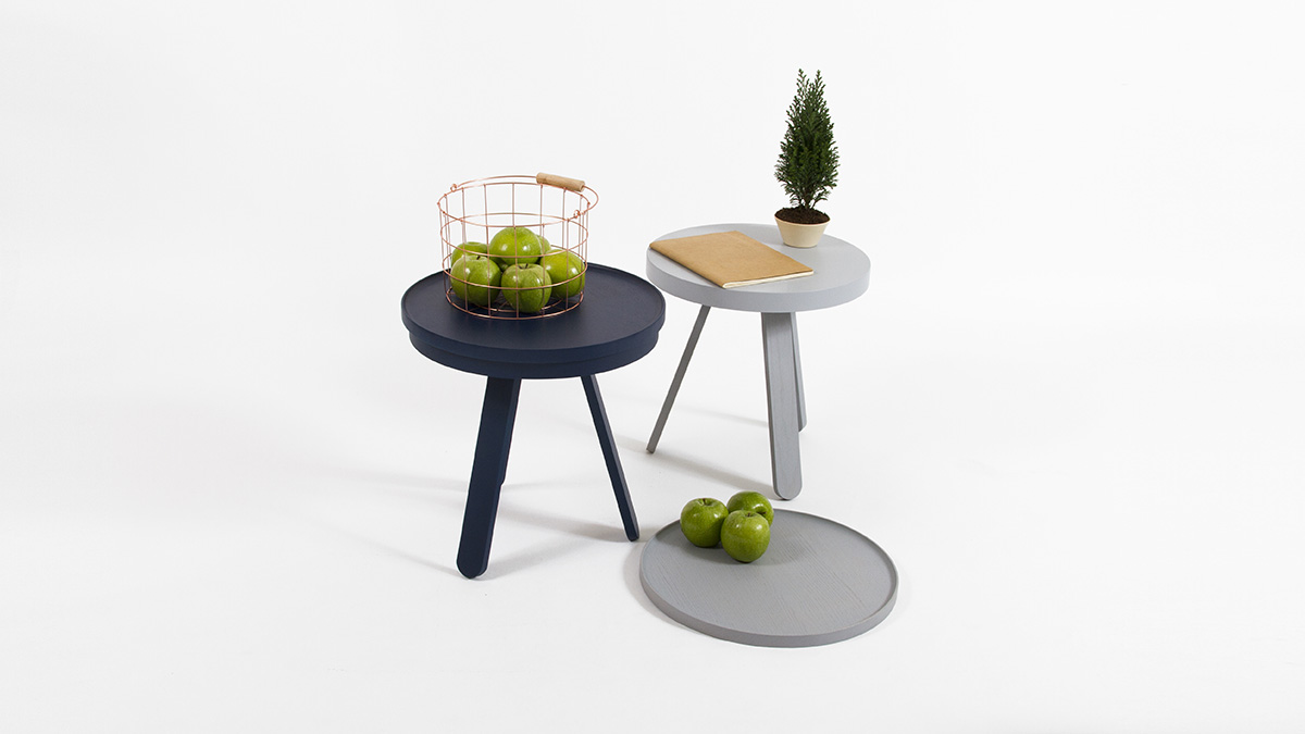 Batea Side Tables by WOODENDOT