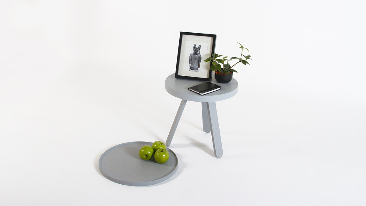 Batea Side Table by WOODENDOT