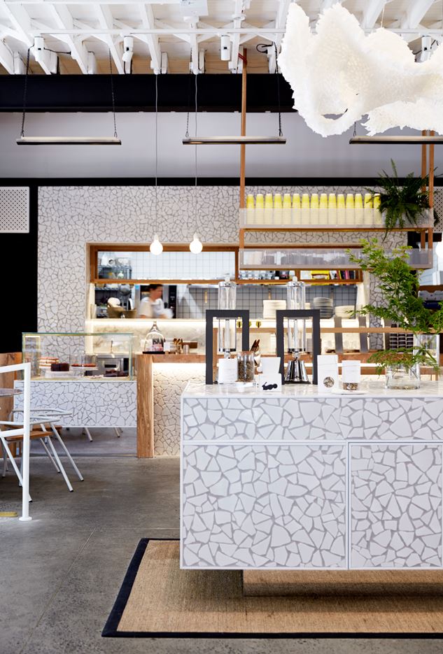 The Rabbit Hole Oraganic Tea Bar in Redfern, Australia by Matt Woods Design