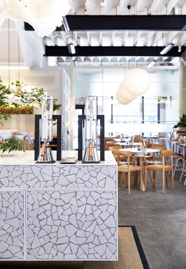 The Rabbit Hole Oraganic Tea Bar in Redfern, Australia by Matt Woods Design
