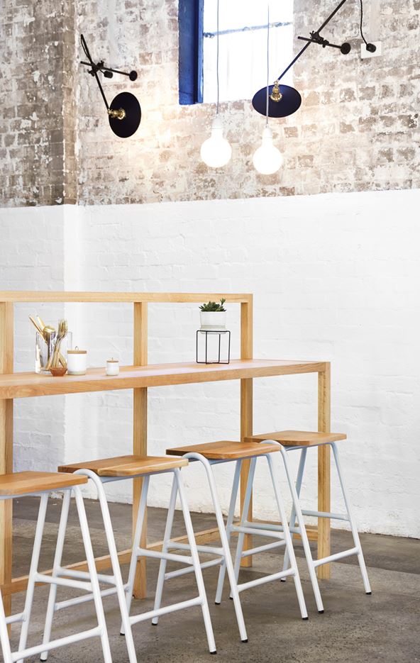 The Rabbit Hole Oraganic Tea Bar in Redfern, Australia by Matt Woods Design