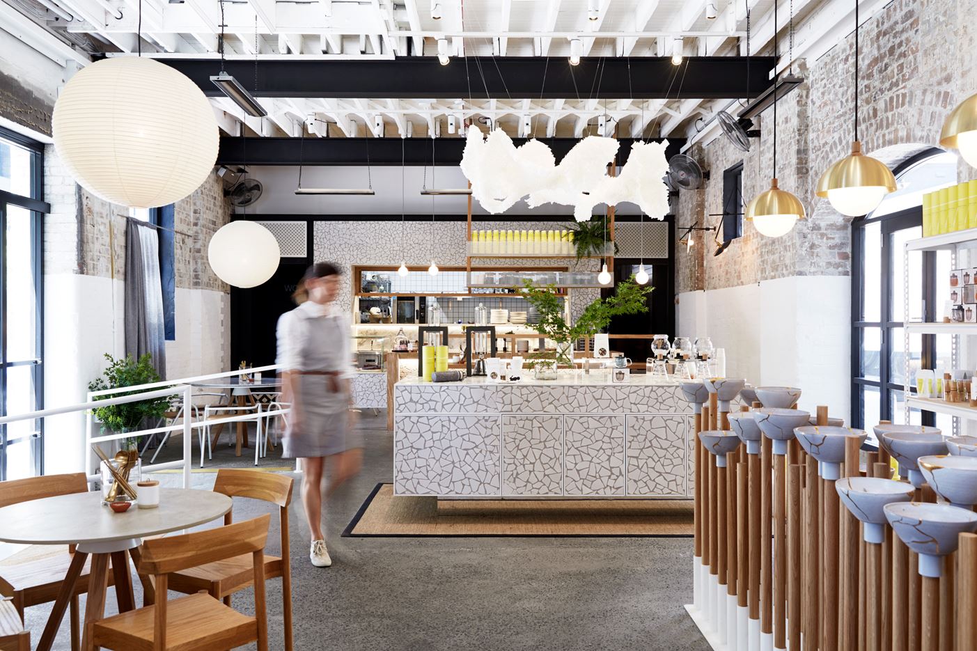 The Rabbit Hole Oraganic Tea Bar in Redfern, Australia by Matt Woods Design