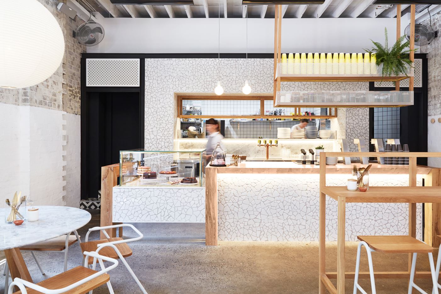 The Rabbit Hole Oraganic Tea Bar in Redfern, Australia by Matt Woods Design