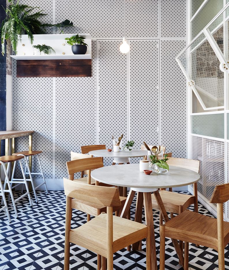 The Rabbit Hole Oraganic Tea Bar in Redfern, Australia by Matt Woods Design