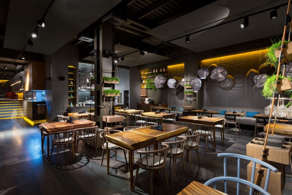 EAST Restaurant in Kiev, Ukraine by YOD Studio