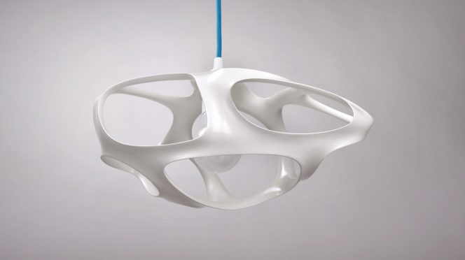 Vivia 3D Printed Lamp by Matus Danko