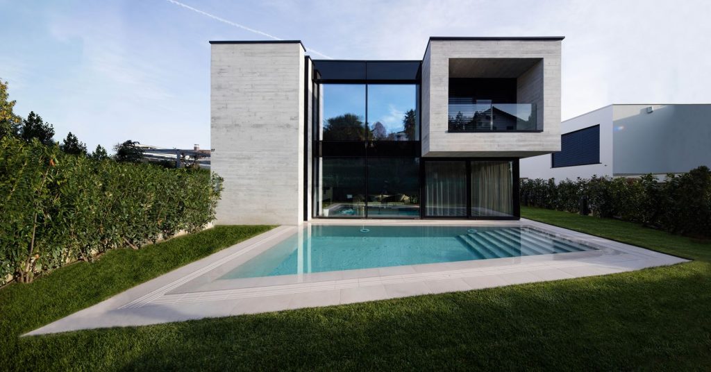 Prêt-à-Hàbiter Villa in Lugano, Switzerland by Mino Caggiula Architects