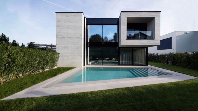 Prêt-à-Hàbiter Villa in Lugano, Switzerland by Mino Caggiula Architects