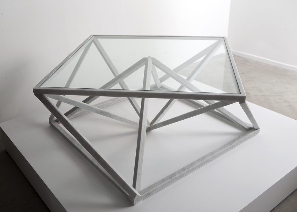 Double Square Coffee Table by Aljoud Lootah