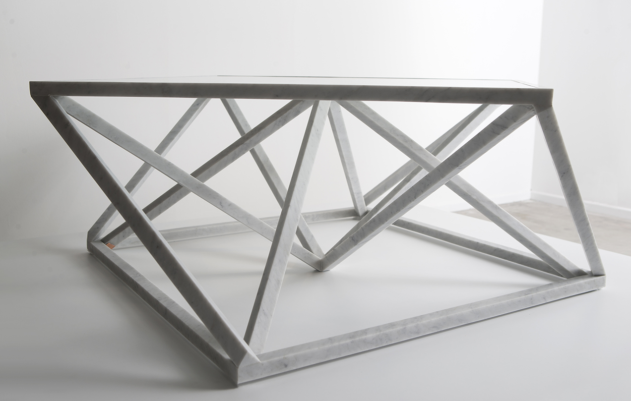 Double Square Coffee Table by Aljoud Lootah