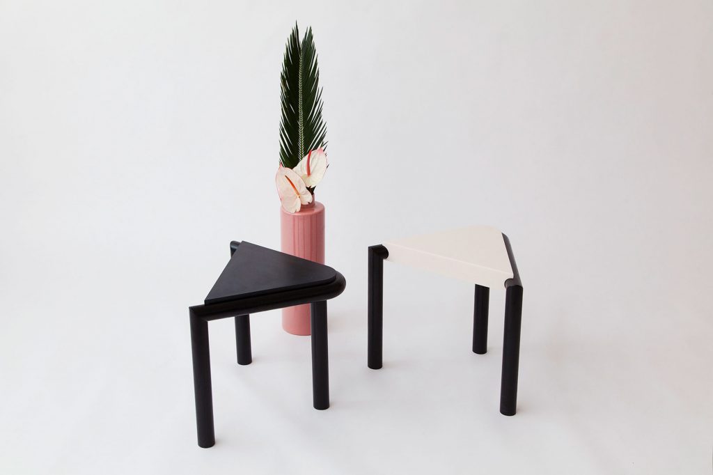Troika Stools by Vonnegut Kraft