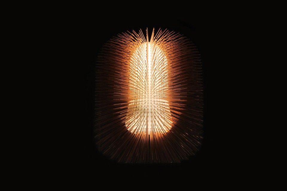 Porcupine Lamp by Ilkka Suppanen