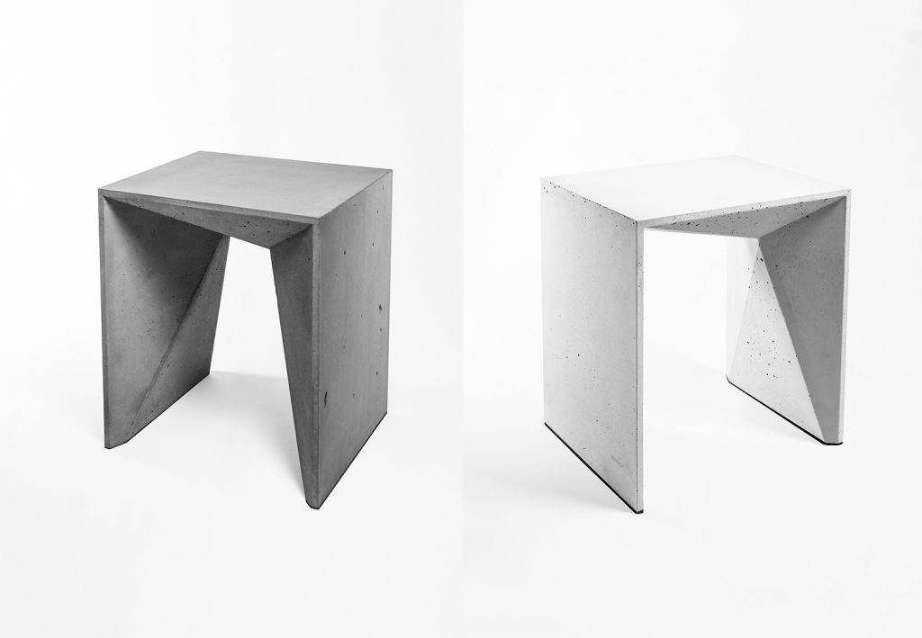 HOCKER HEINRICH Concrete Stools by Panatom & Matthias Froböse