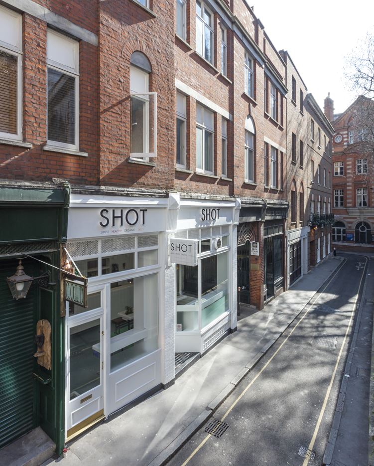 SHOT Cafe in London, UK by Wilson Holloway