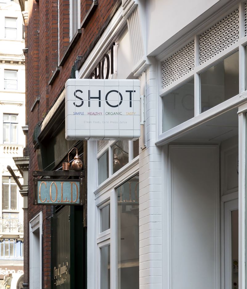 SHOT Cafe in London, UK by Wilson Holloway