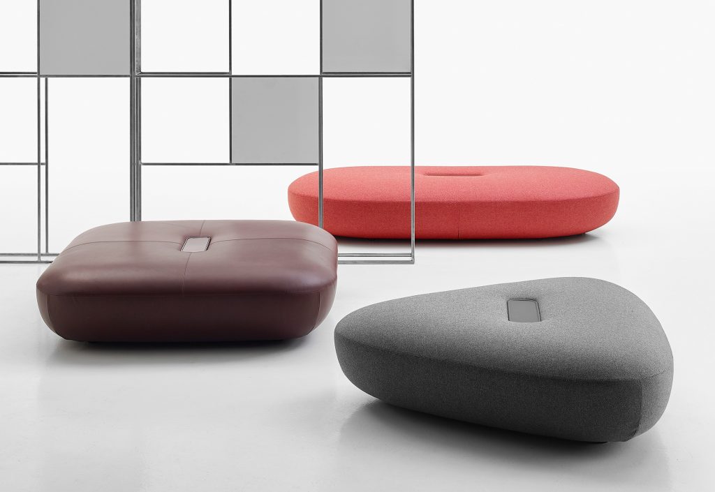 Tabour Ottomans by Nipa Doshi & Jonathan Levien for B&B Italia