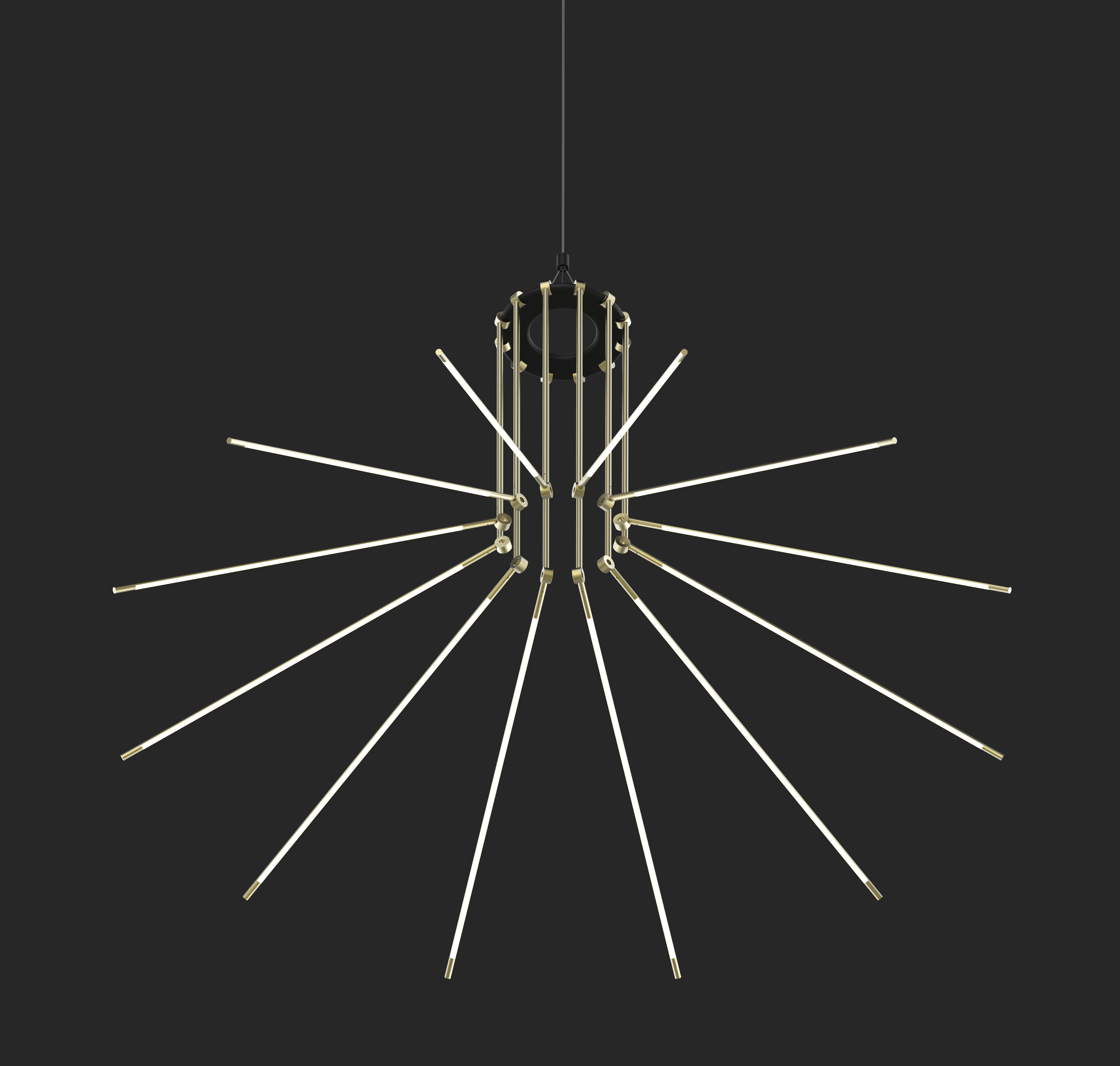 Juniper THIN Chandelier by Peter Bristol