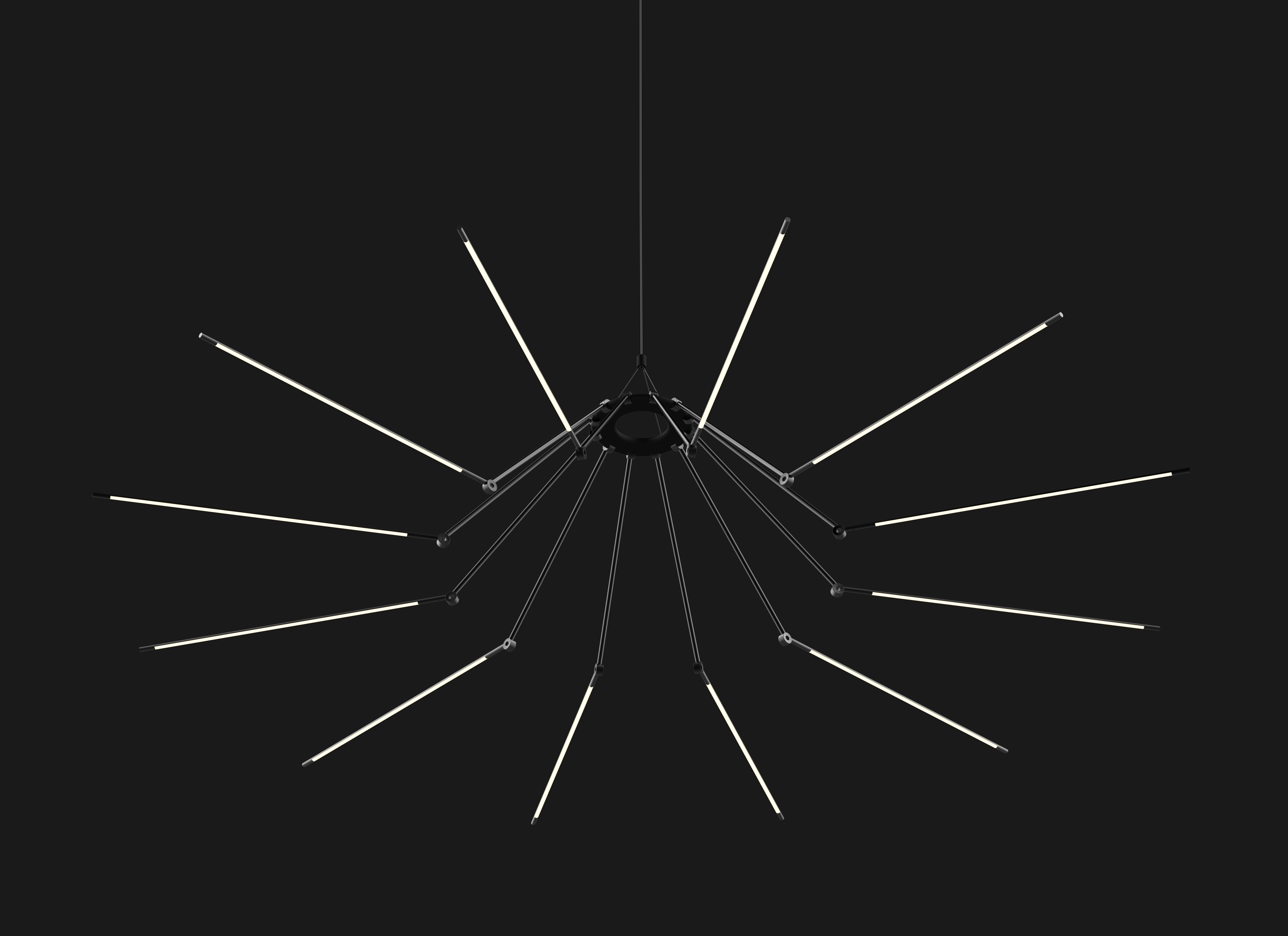Juniper THIN Chandelier by Peter Bristol