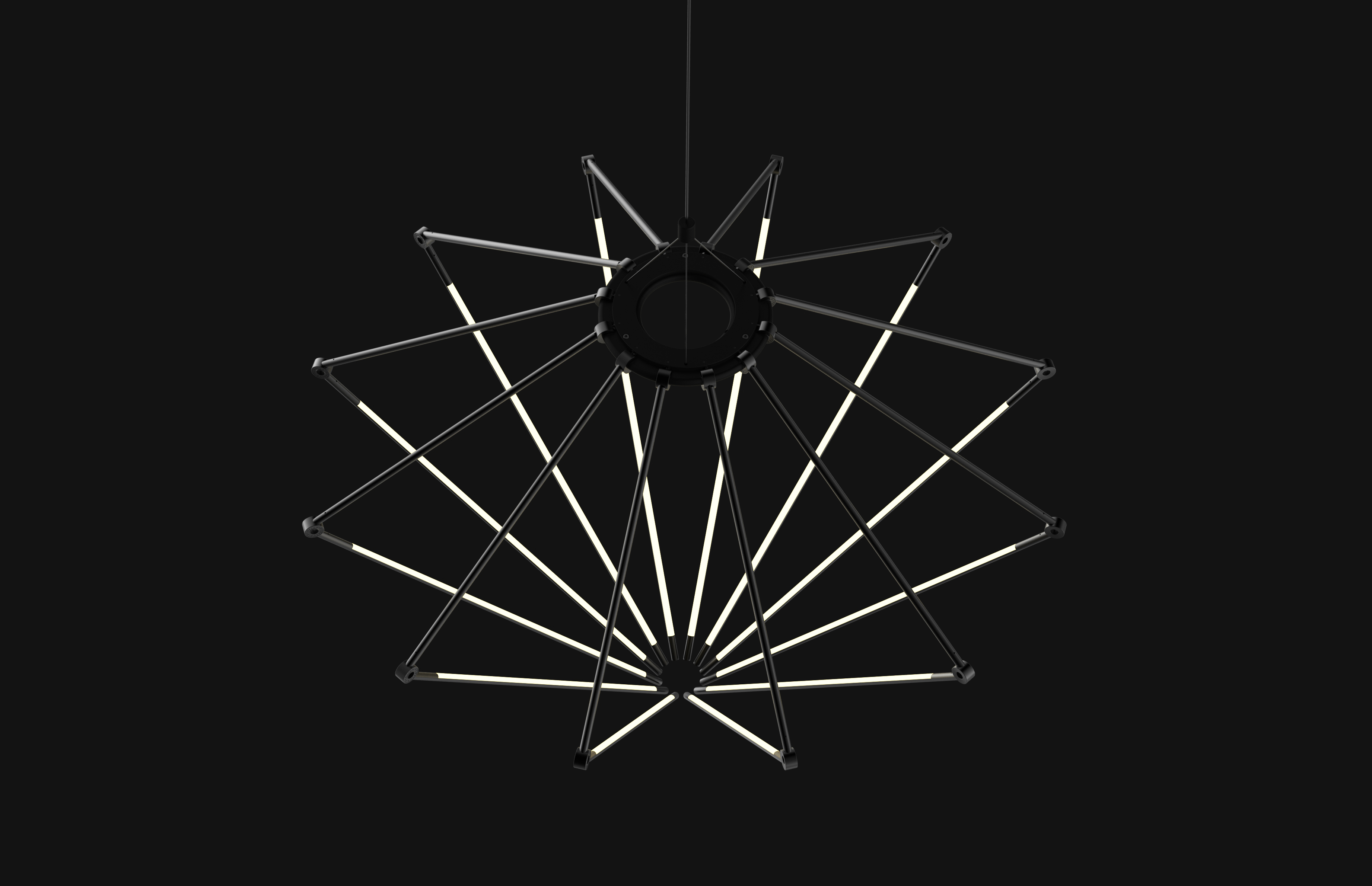 Juniper THIN Chandelier by Peter Bristol