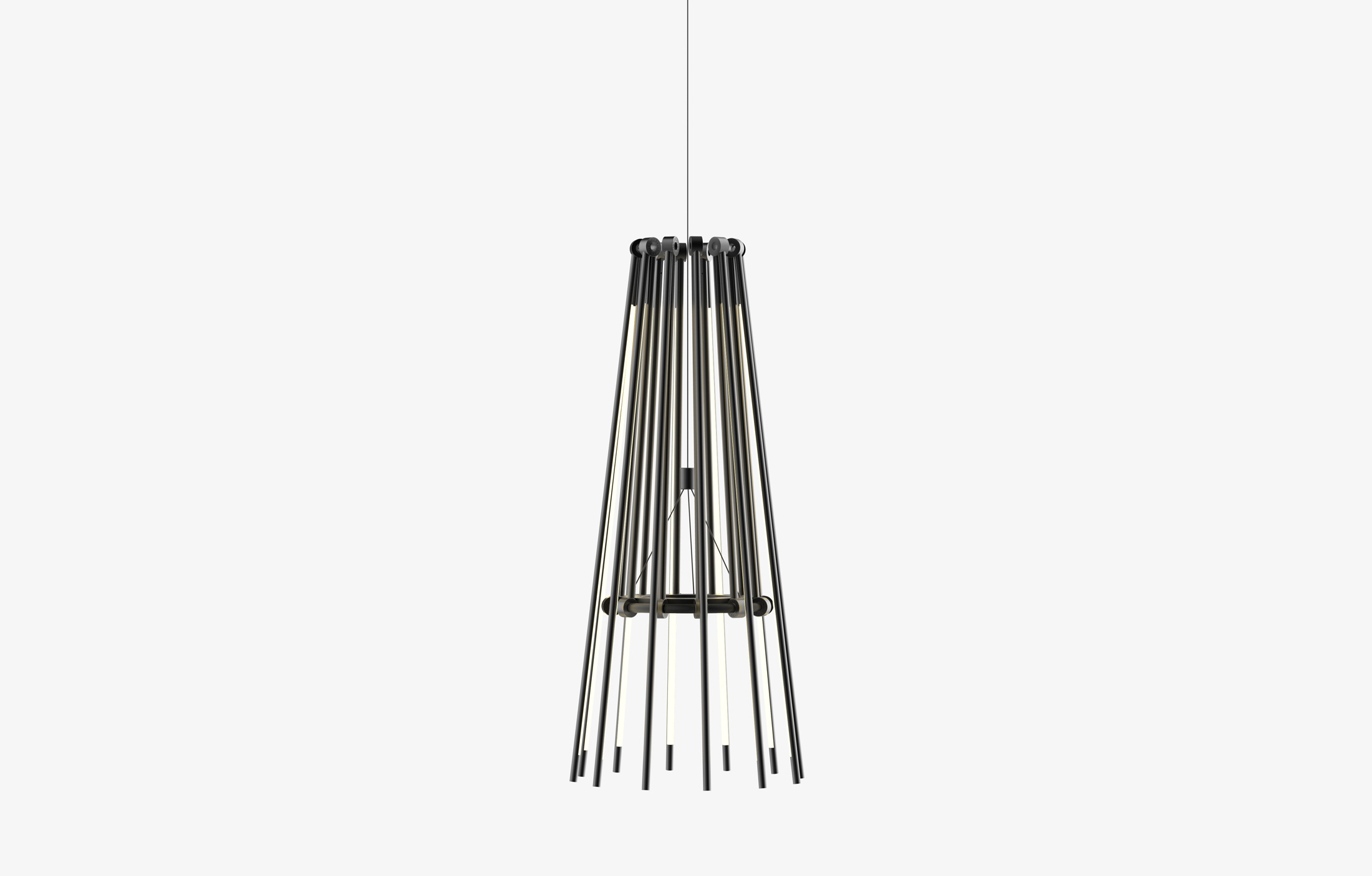 Juniper THIN Chandelier by Peter Bristol