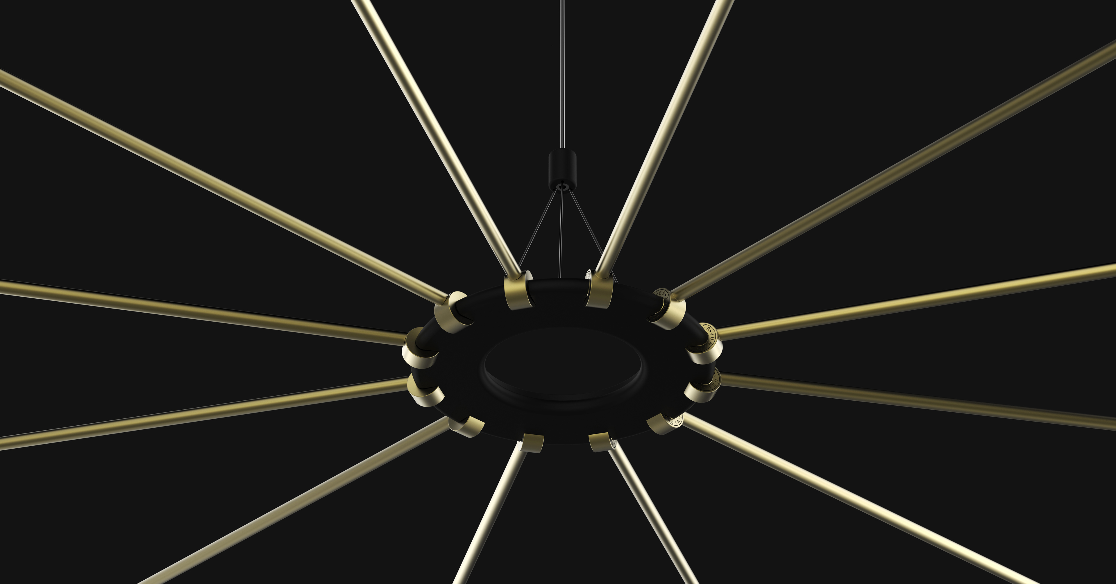 Juniper THIN Chandelier by Peter Bristol