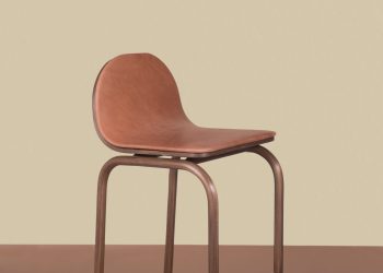 Fin High Stool by Bowen Liu