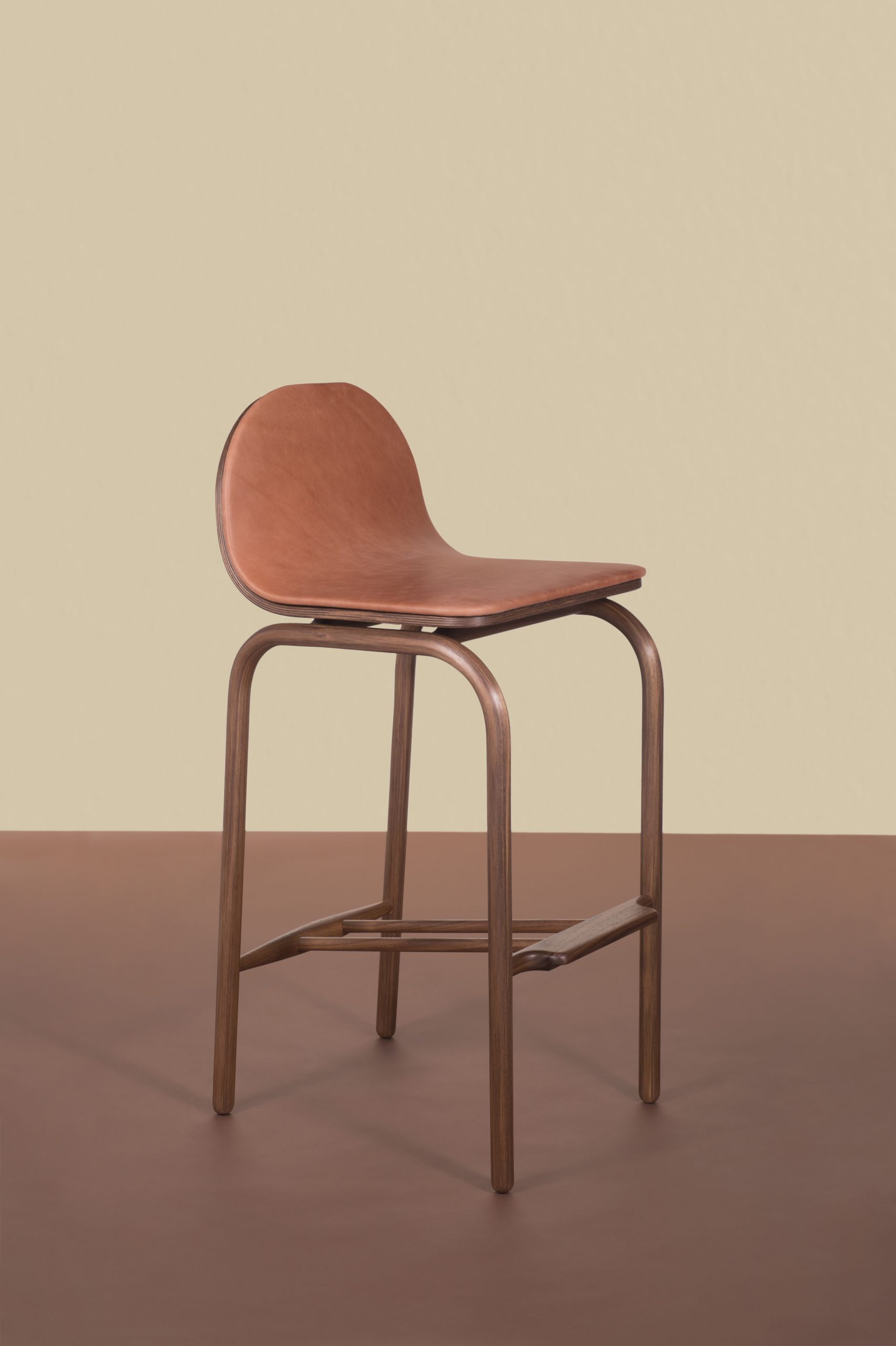 Fin High Stool by Bowen Liu
