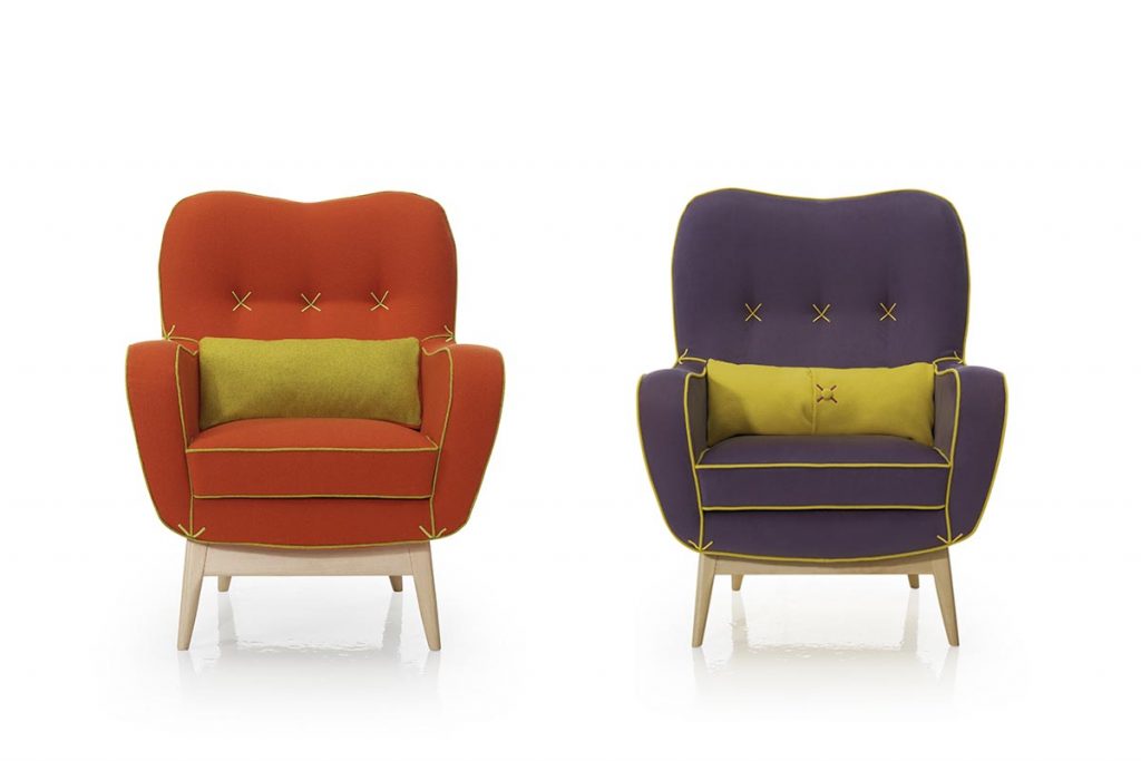 Vega Armchairs by Teresa Sapey for ECUS