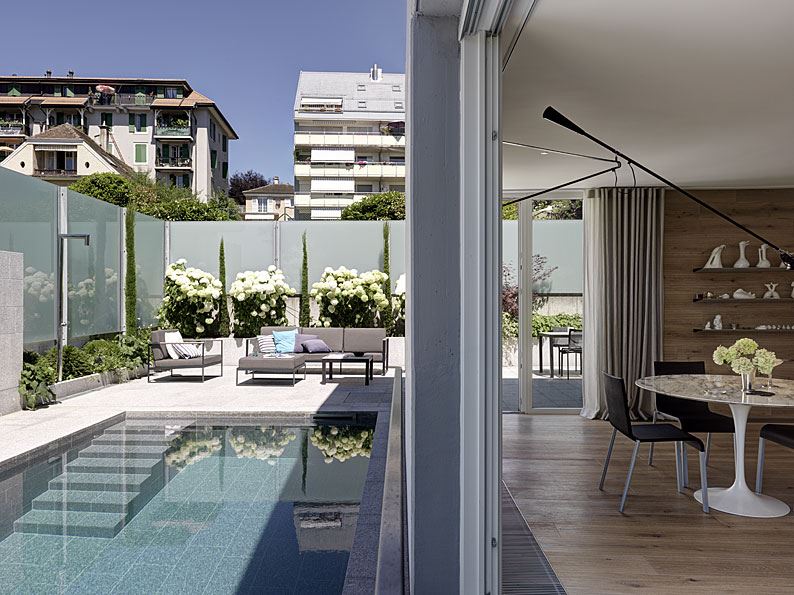 Collector’s Oasis in Lausanne, Switzerland by Daniele Claudio Taddei Architect