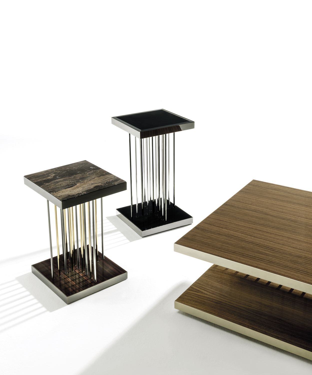 Hopper Side Tables by Longhi