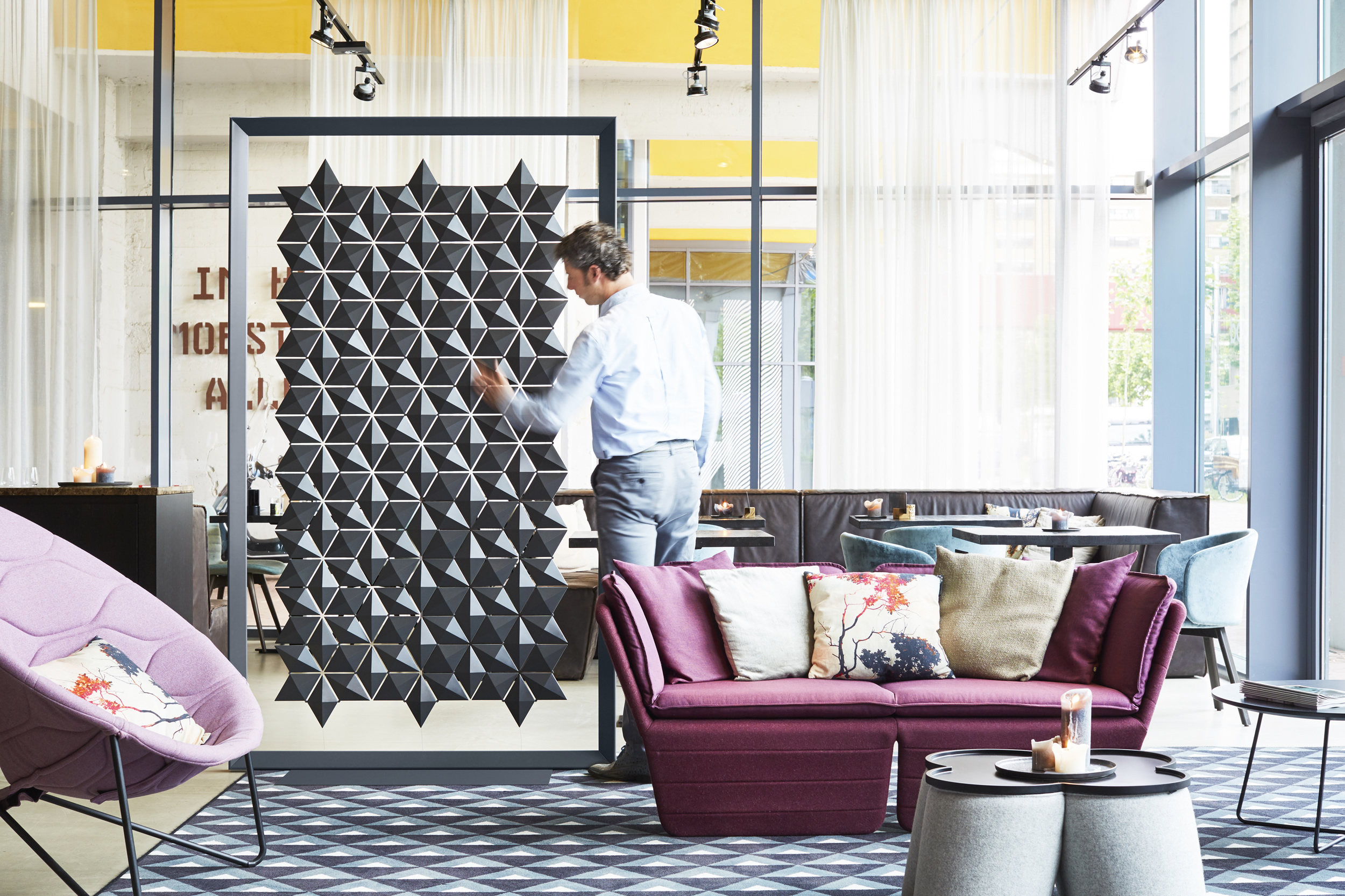 Freestanding Room Divider Facet by Bas van Leeuwen & Mireille Meijs for Bloomming