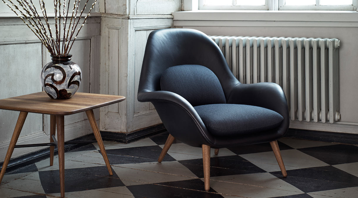 Swoon Lounge Chair by Space Copenhagen for Fredericia Furniture