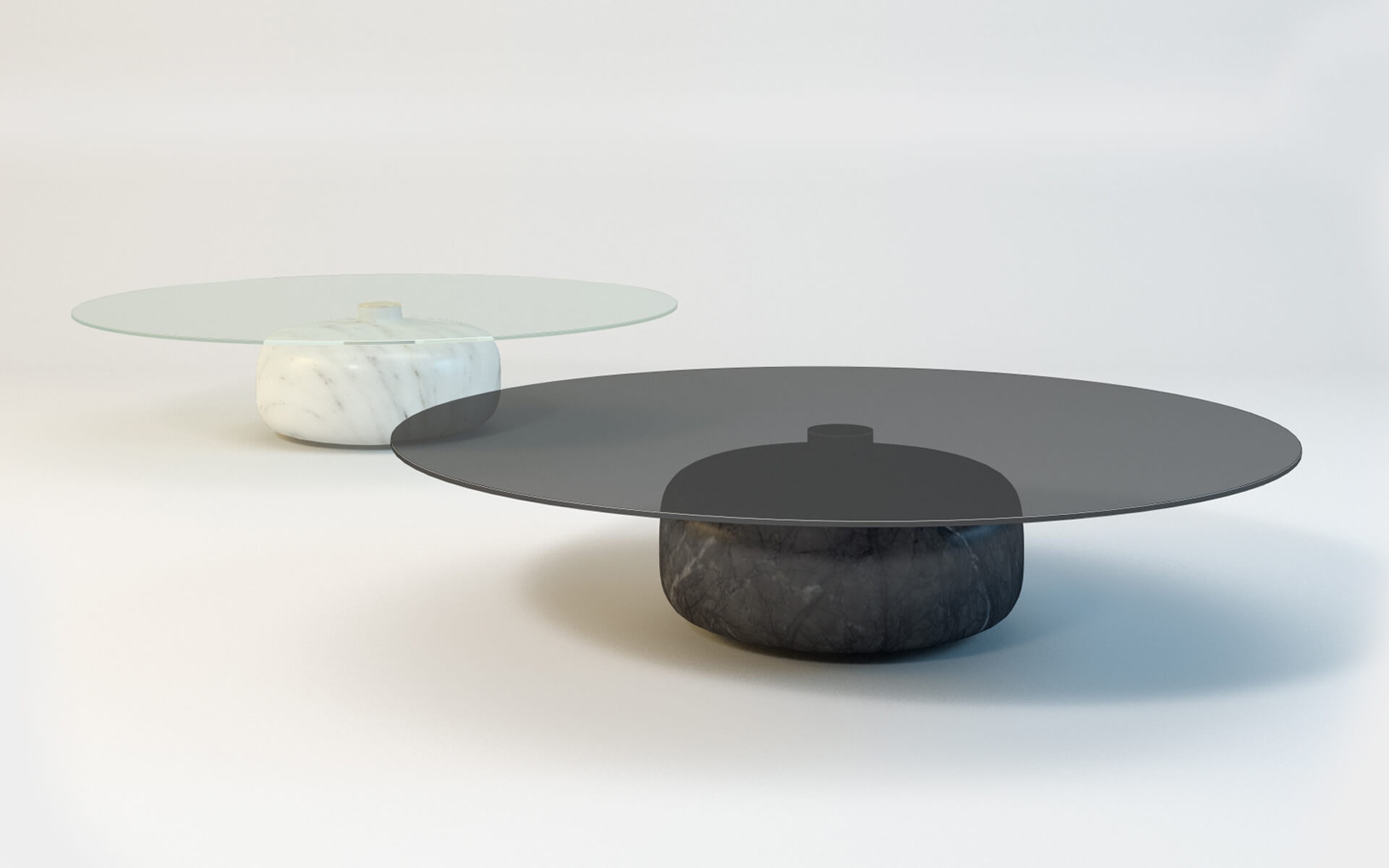 Inoa Coffe Tables by Christophe Pillet for Enne