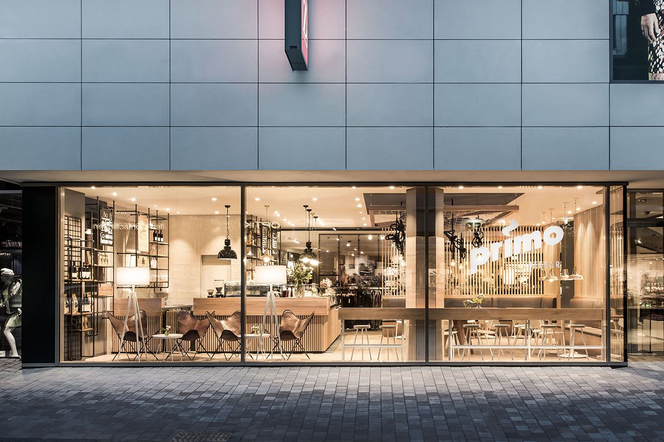 Primo Cafe Bar in Tübingen, Germany by DIA - Dittel Architekten