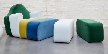 SLICE Sectional Armchair by Pierre Charpin for Ligne Roset