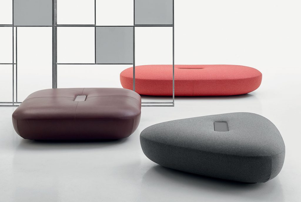 Tabour Ottomans by Doshi Levien for B&B Italia