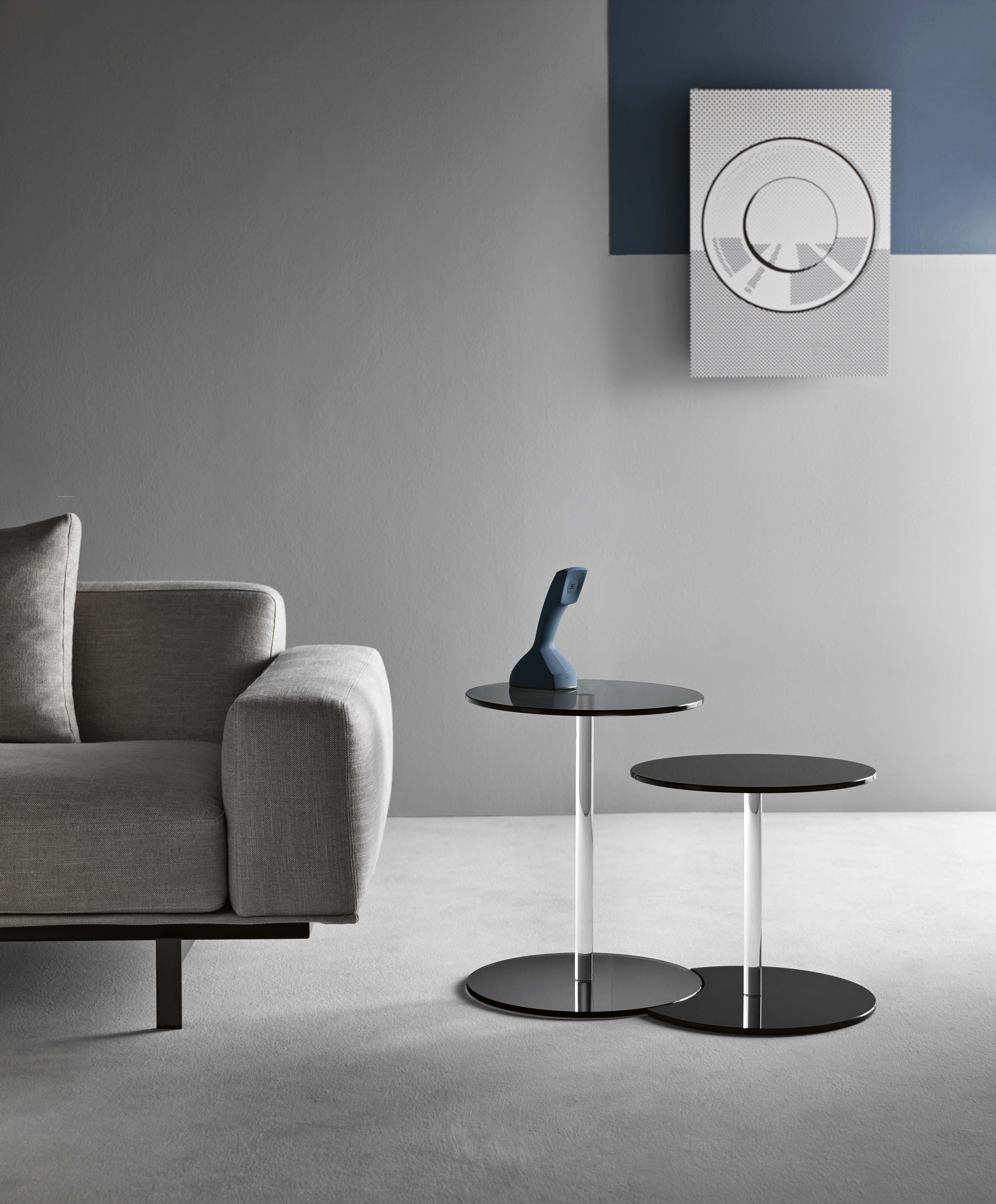 Lens Side Tables by Paolo Grasselli for T.D. Tonelli Design