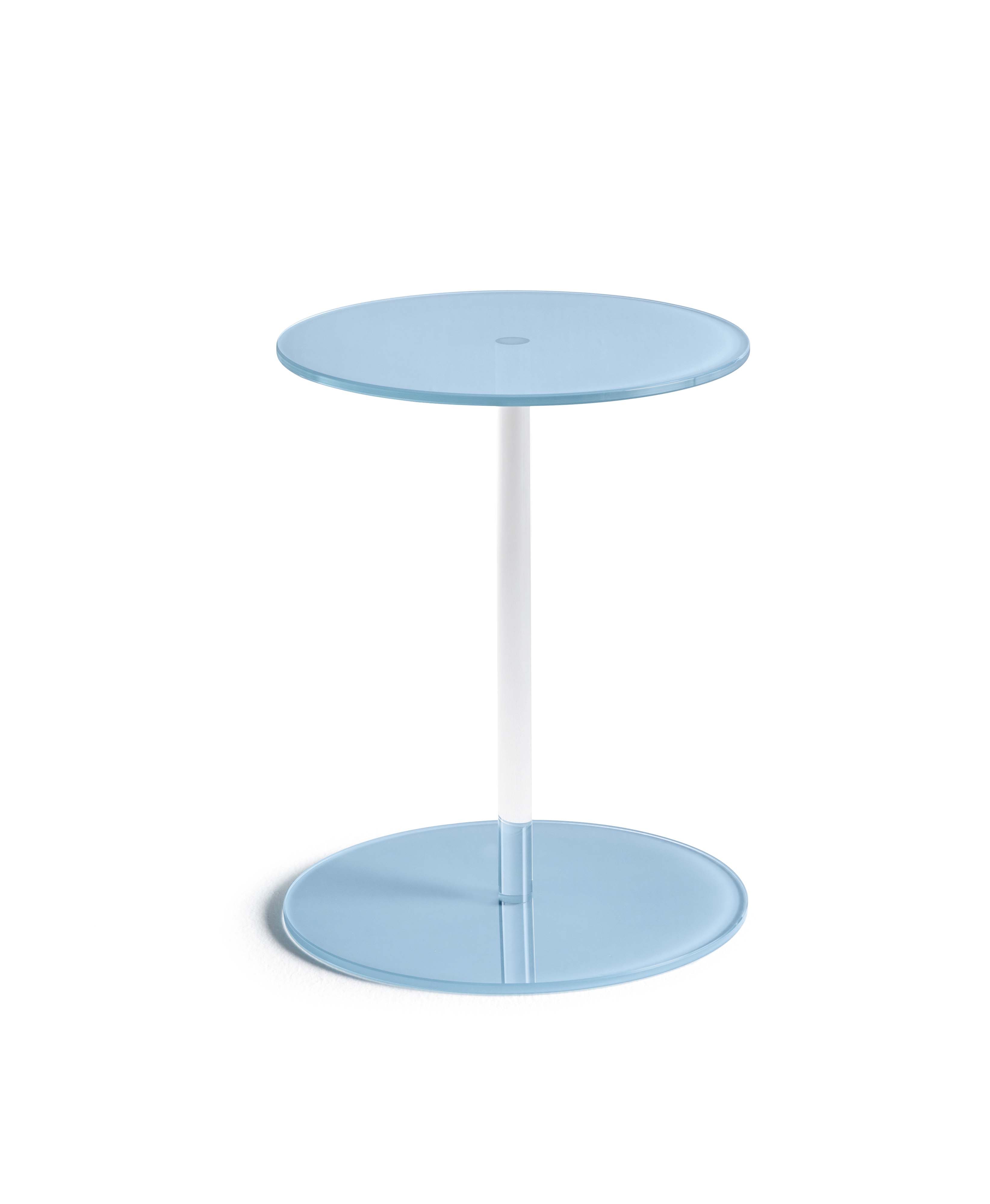 Lens Side Table by Paolo Grasselli for T.D. Tonelli Design
