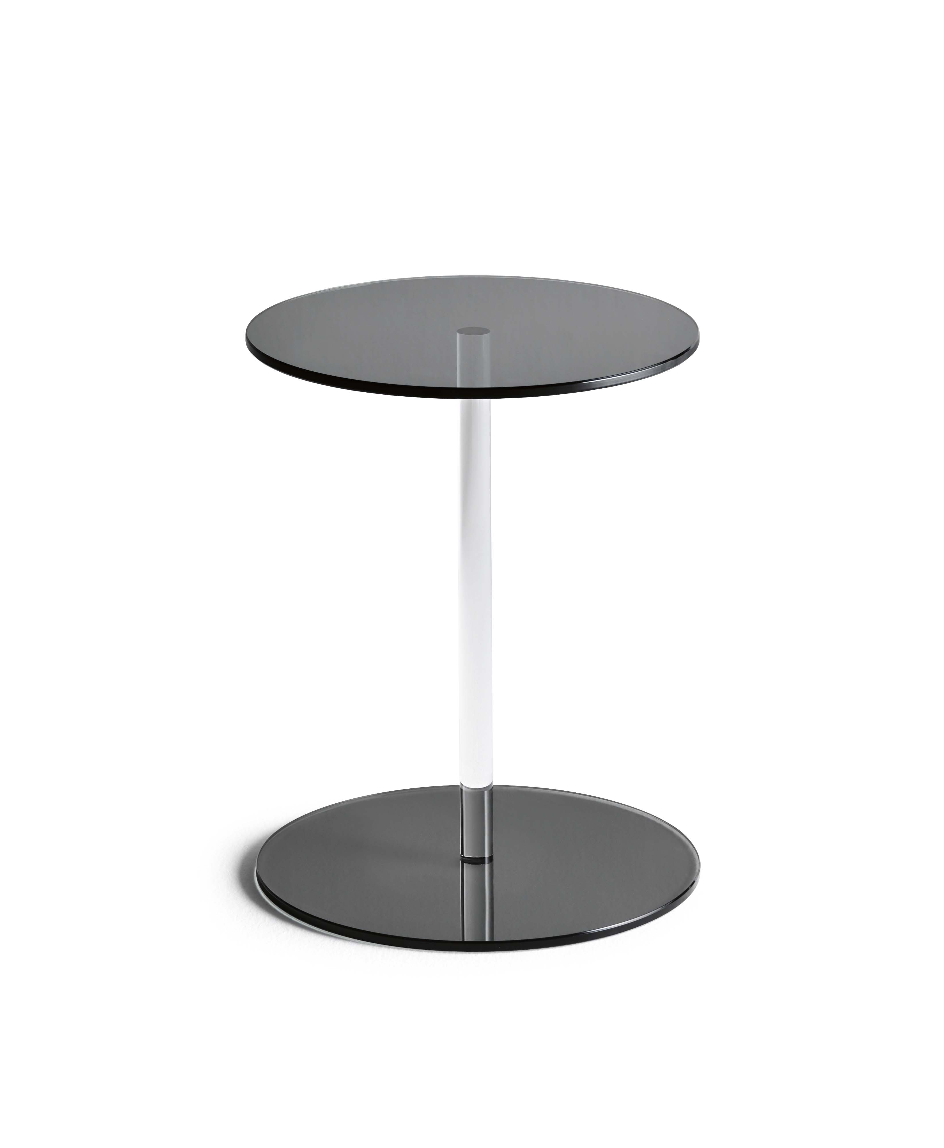 Lens Side Table by Paolo Grasselli for T.D. Tonelli Design