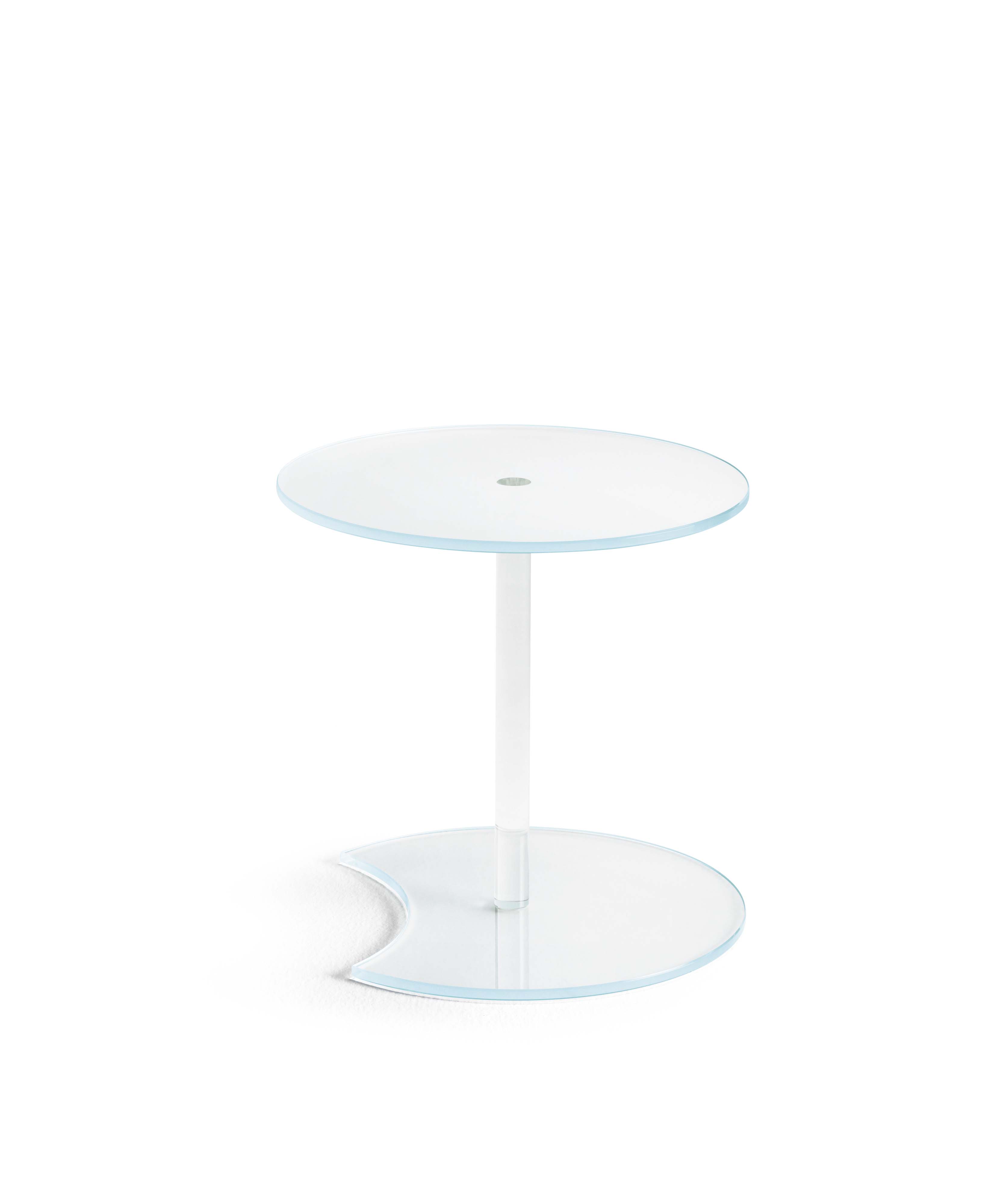 Lens Side Table by Paolo Grasselli for T.D. Tonelli Design