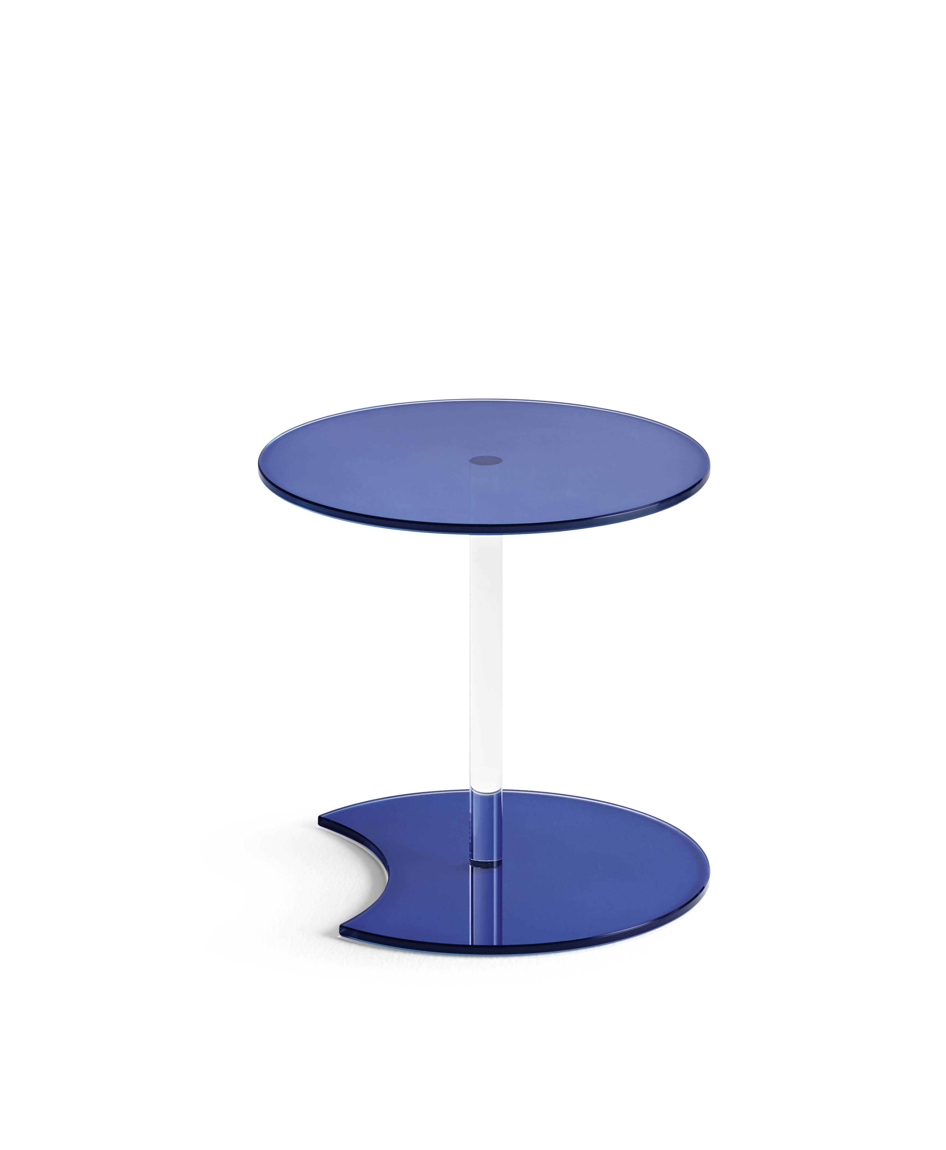 Lens Side Table by Paolo Grasselli for T.D. Tonelli Design