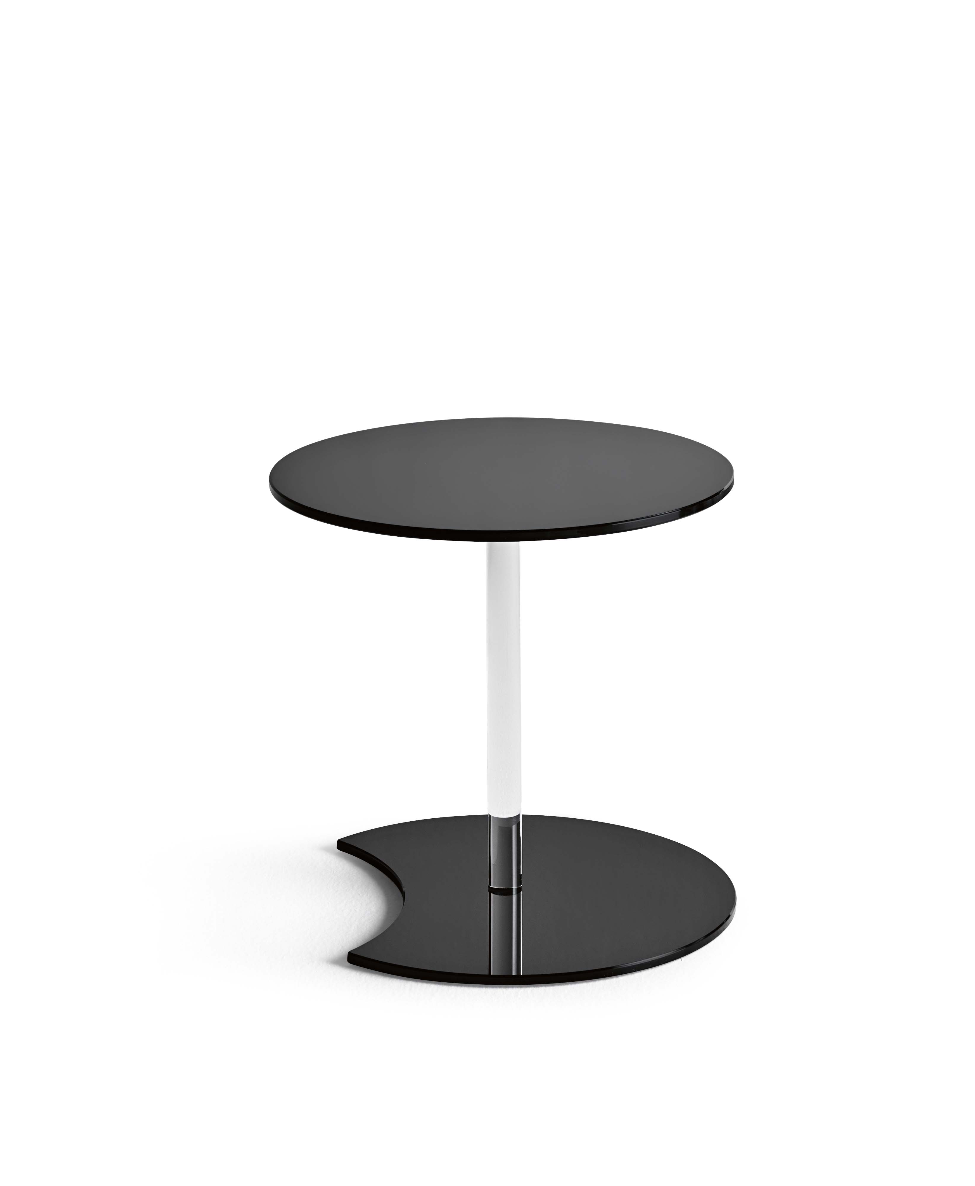 Lens Side Table by Paolo Grasselli for T.D. Tonelli Design