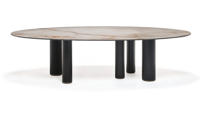 ROLL Dining Table by Paolo Cattelan for Cattelan Italia