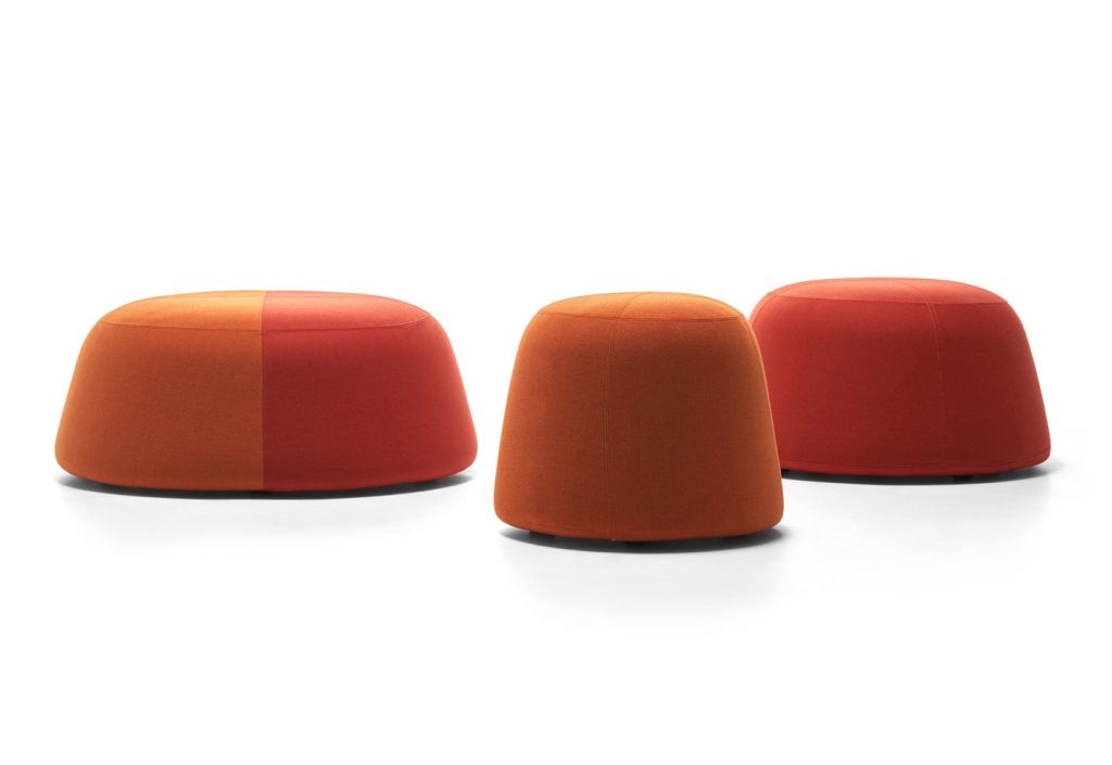 Fuji Ottoman by Francesco Rota for MDF Italia